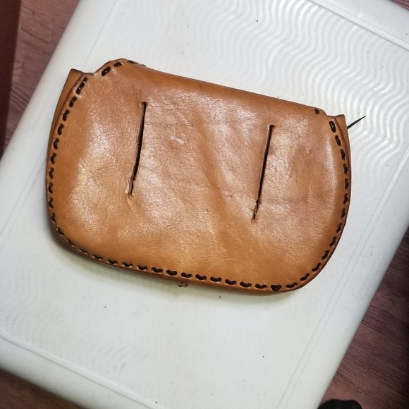 Handmade genuine leather belt purse - Picture 2 of 2